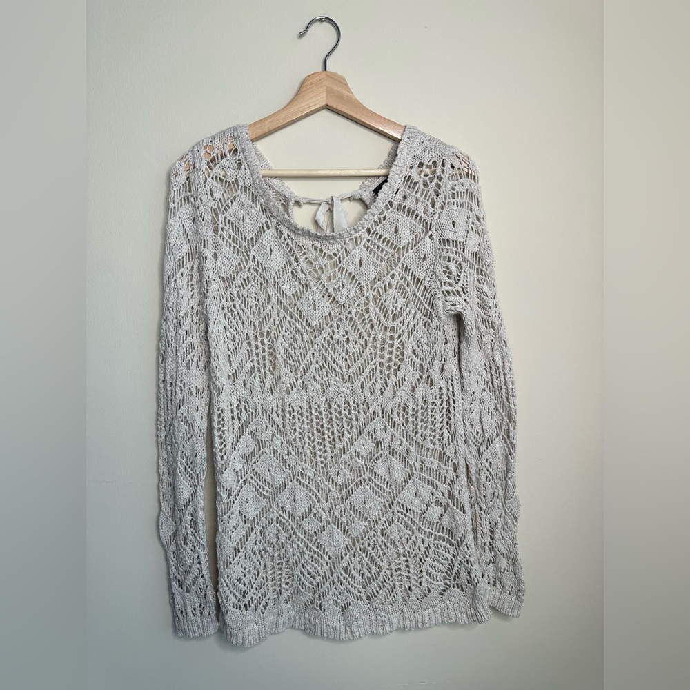 Anna Loosely Knitted Crochet Top